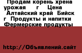 Продам корень хрена урожая 2017г. › Цена ­ 40 - Алтайский край, Бийск г. Продукты и напитки » Фермерские продукты   